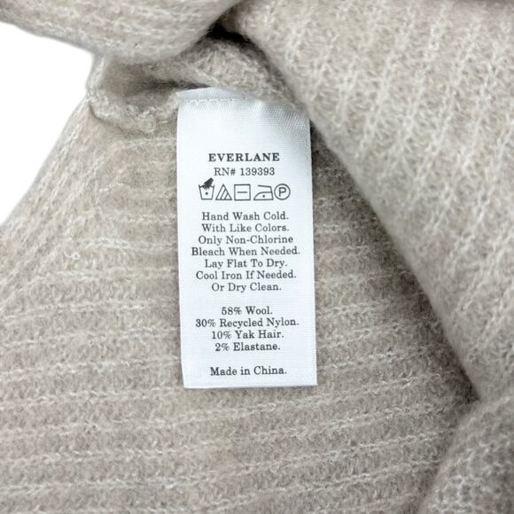 NWT EVERLANE The Cozy-Stretch Wool Yak Nylon Blend Cropped Lounge Tank Sz XS - Picture 5 of 6